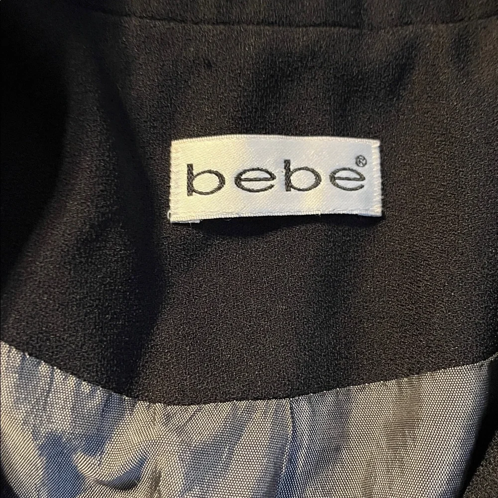 Vintage Bebe Long Blazer Y2K Black Blazer - Picture 2 of 14